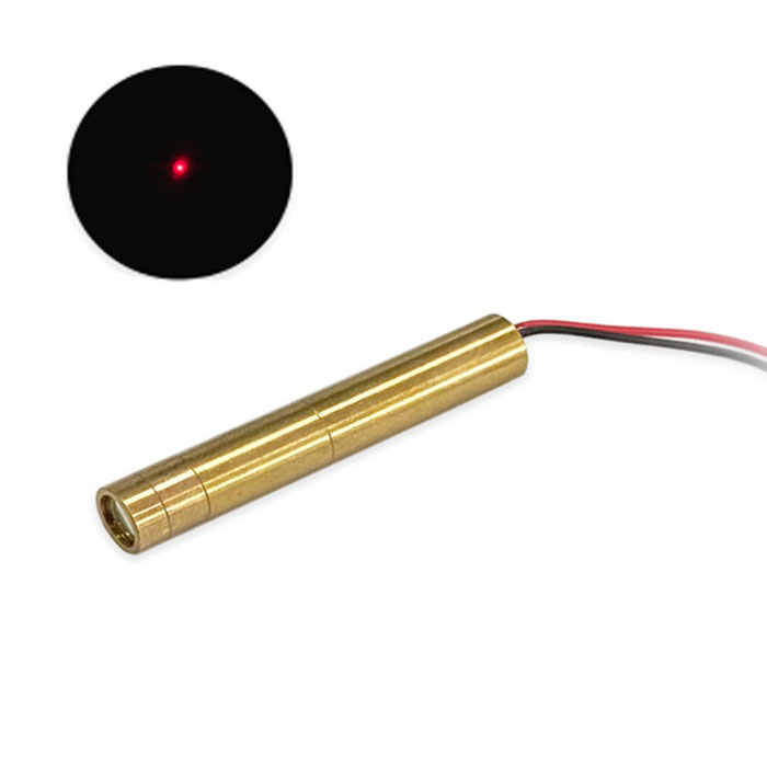 658nm 100mW 빨간색 레이저 모듈 Dot Long-distance Ultra-small Spot Module